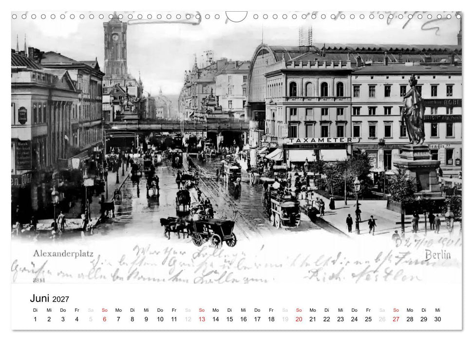 Grüße aus dem alten Berlin (CALVENDO Wandkalender 2027)