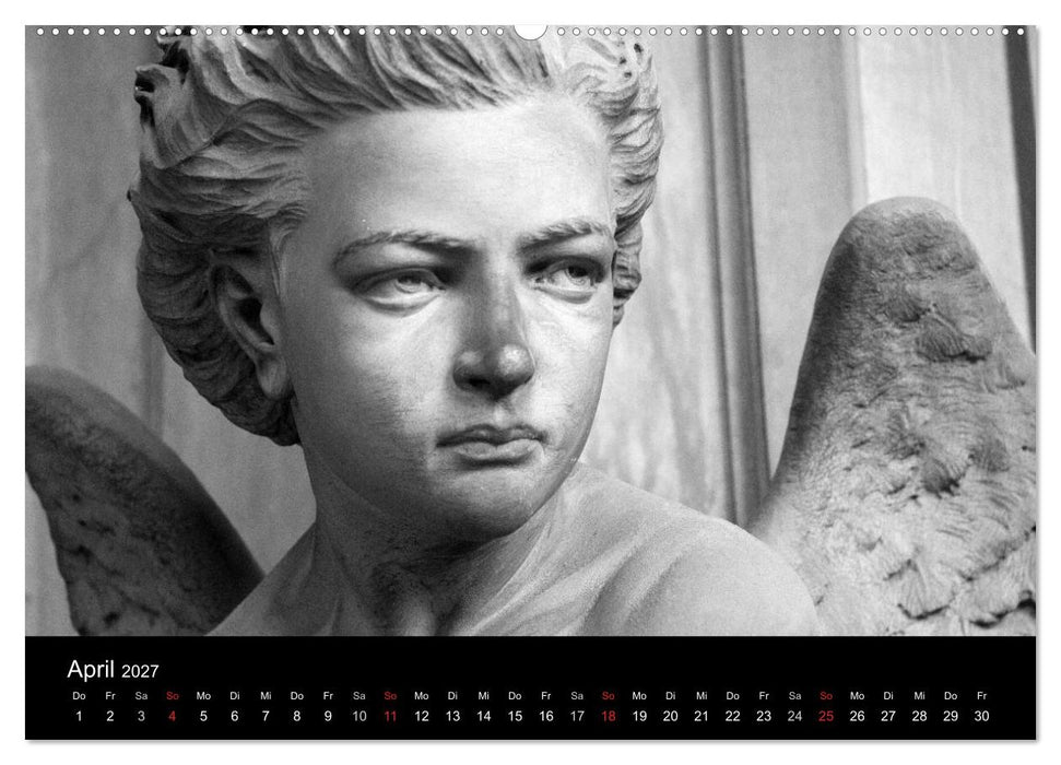 Lebende Steine - Skulpturen auf dem Friedhof Staglieno (CALVENDO Wandkalender 2027)