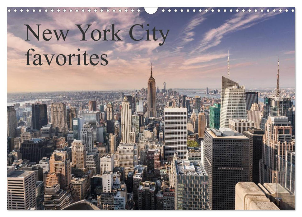 New York City favorites / UK-Version (CALVENDO Monthly Calendar 2027)