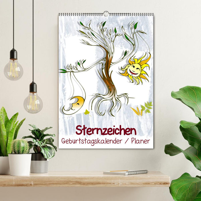 Sternzeichen • Geburtstagskalender / Planer (CALVENDO Wandkalender 2027)