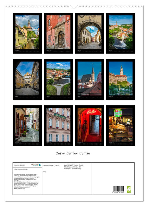 Cesky Krumlov Krumau (CALVENDO Wandkalender 2027)