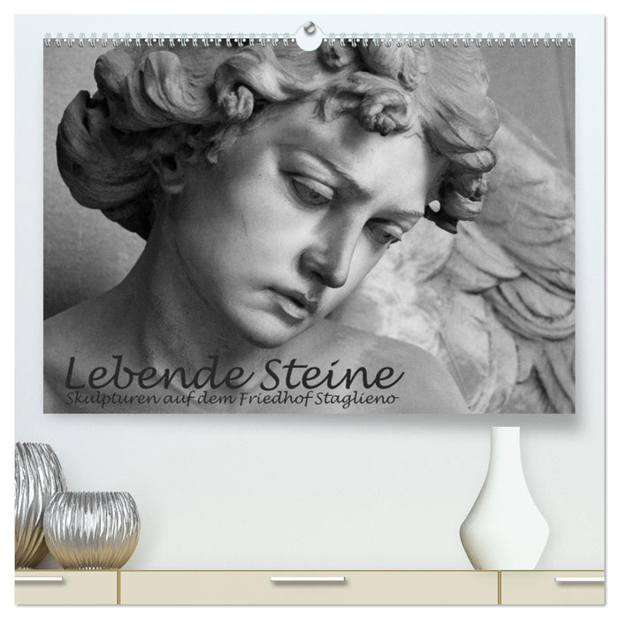 Lebende Steine - Skulpturen auf dem Friedhof Staglieno (CALVENDO Premium Wandkalender 2027)