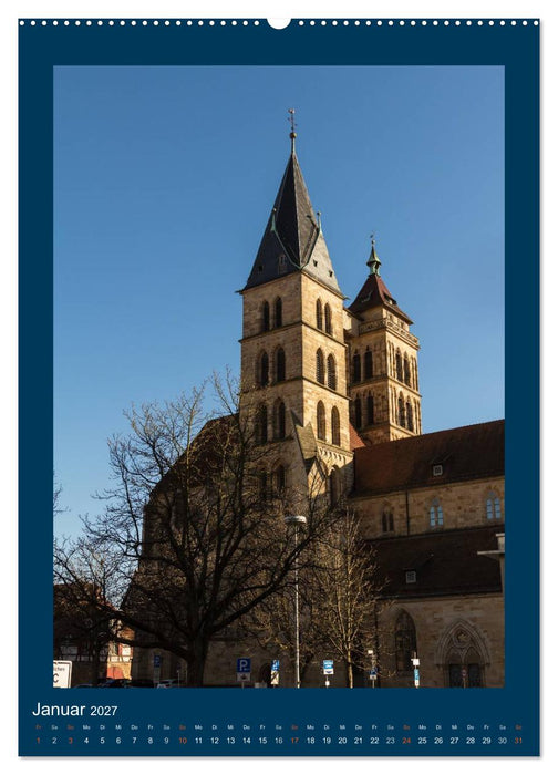 Esslingen am Neckar - Sehenswertes (CALVENDO Wandkalender 2027)
