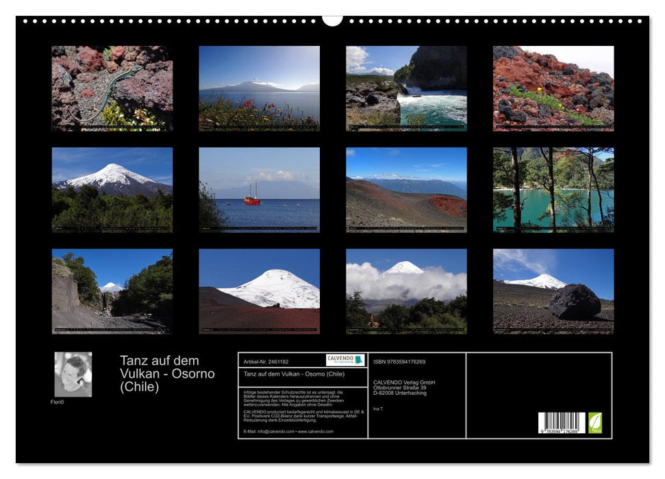 Tanz auf dem Vulkan - Osorno (Chile) (CALVENDO Wandkalender 2027)