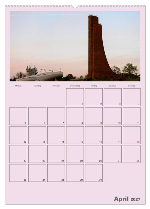 Rund um die Kieler Förde / Planer (CALVENDO Wandkalender 2027)