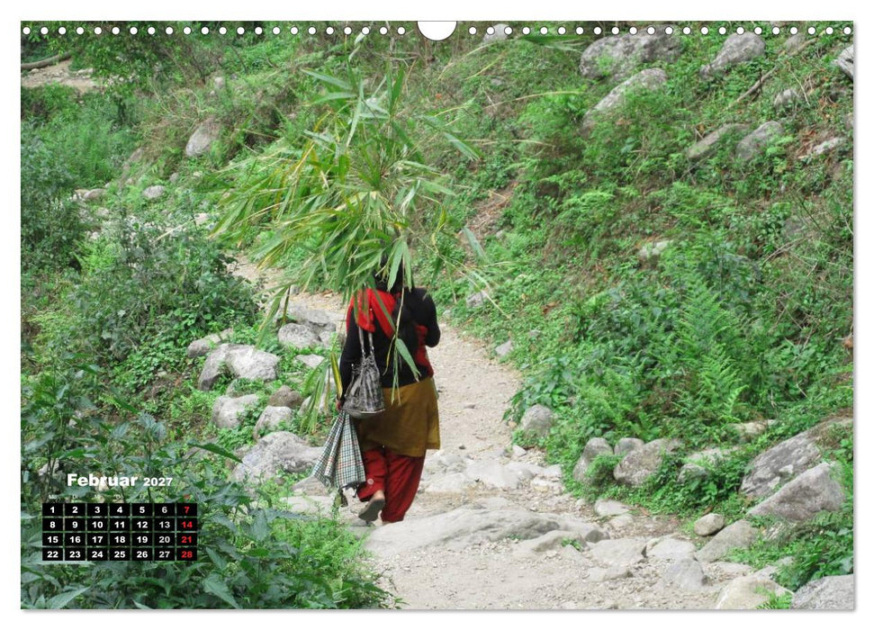 Nepal 2027 Menschen, Berge und Götter zwischen Annapurna und Marsyangdi (CALVENDO Wandkalender 2027)