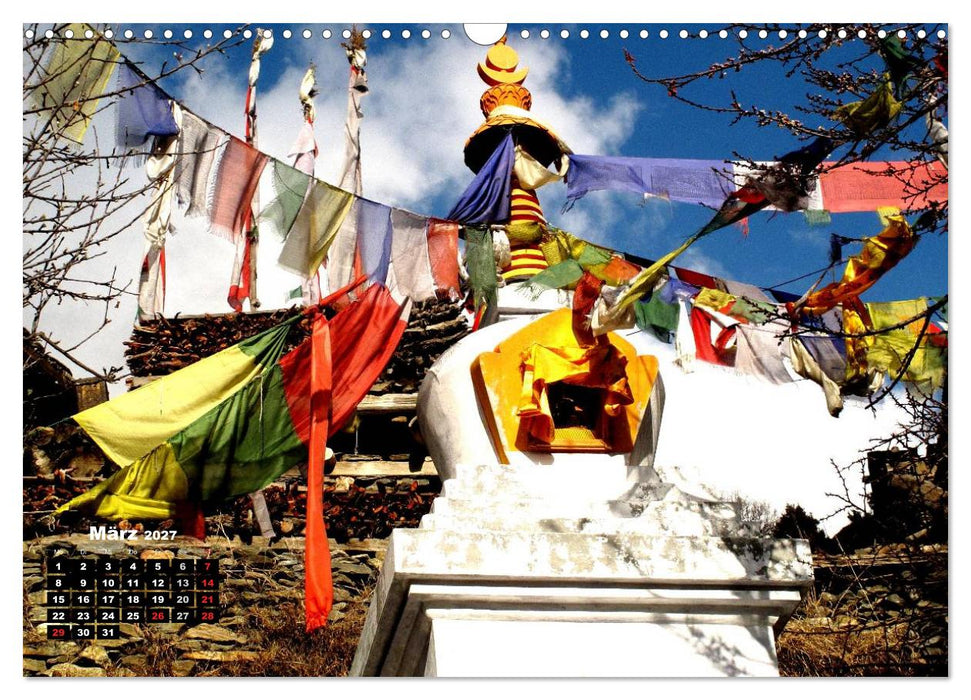 Nepal 2027 Menschen, Berge und Götter zwischen Annapurna und Marsyangdi (CALVENDO Wandkalender 2027)