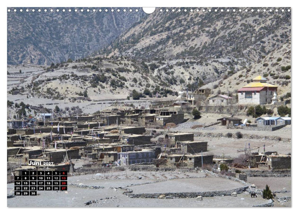 Nepal 2027 Menschen, Berge und Götter zwischen Annapurna und Marsyangdi (CALVENDO Wandkalender 2027)
