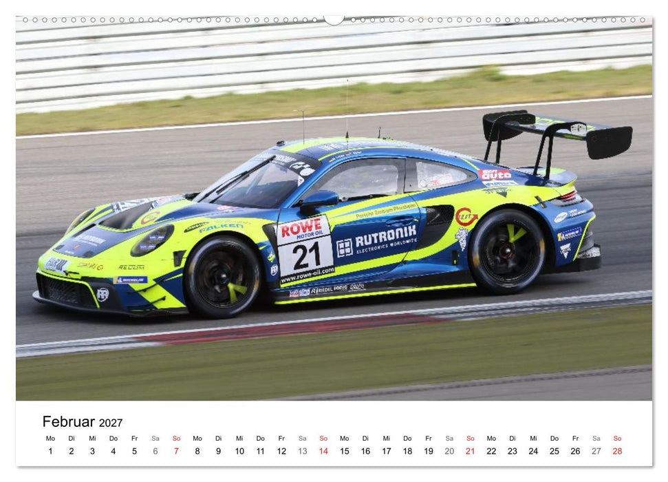 Supersportwagen auf der Rennstrecke (CALVENDO Wandkalender 2027)
