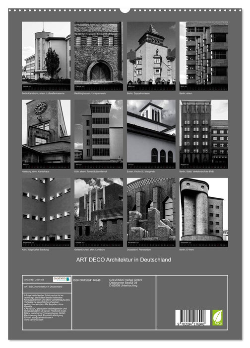 ART DECO Architektur in Deutschland (CALVENDO Premium Wandkalender 2027)