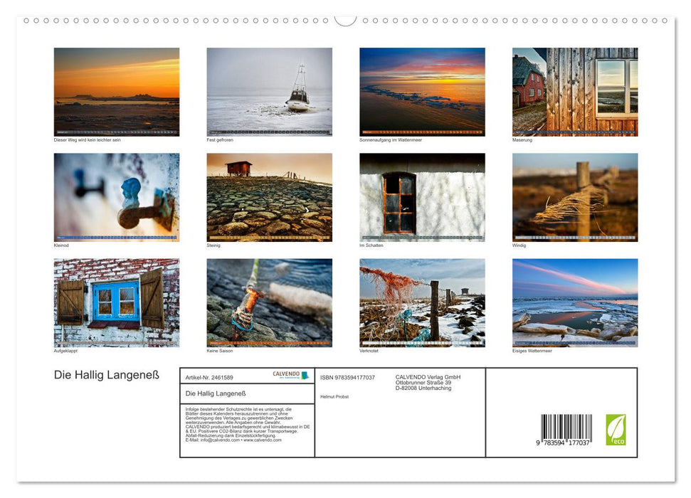 Die Hallig Langeneß (CALVENDO Premium Wandkalender 2027)