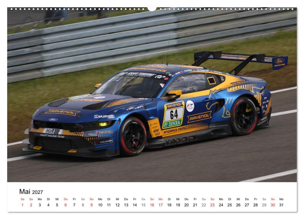 Supersportwagen auf der Rennstrecke (CALVENDO Premium Wandkalender 2027)