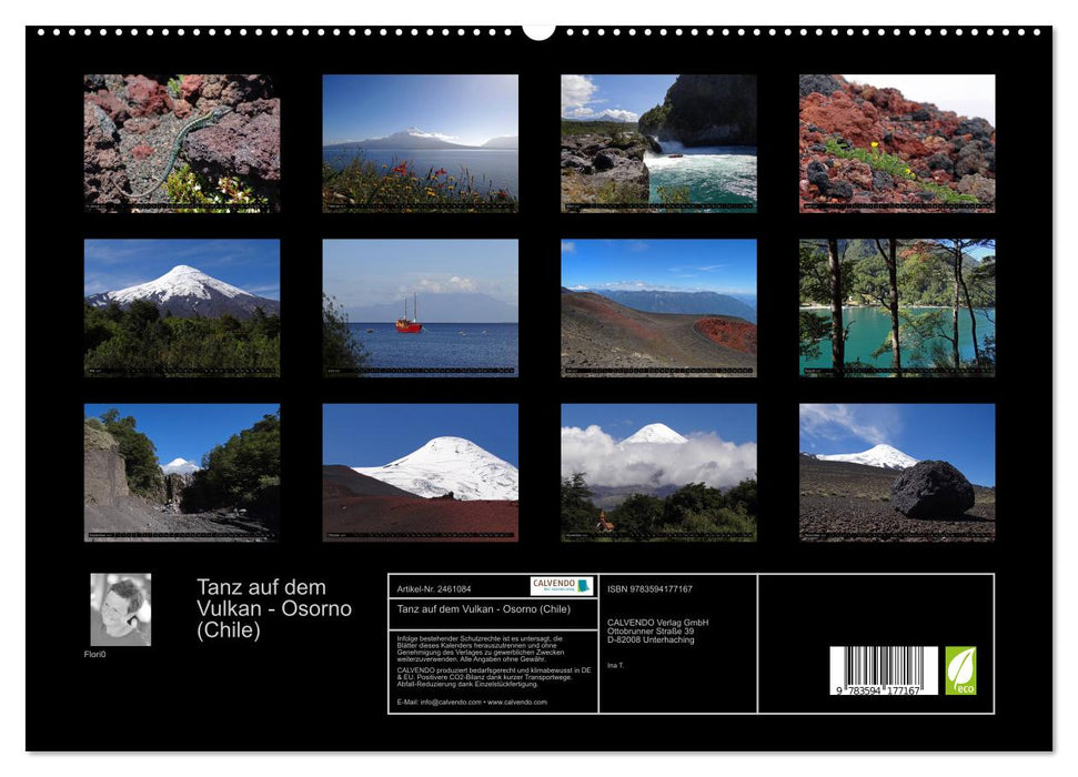 Tanz auf dem Vulkan - Osorno (Chile) (CALVENDO Premium Wandkalender 2027)