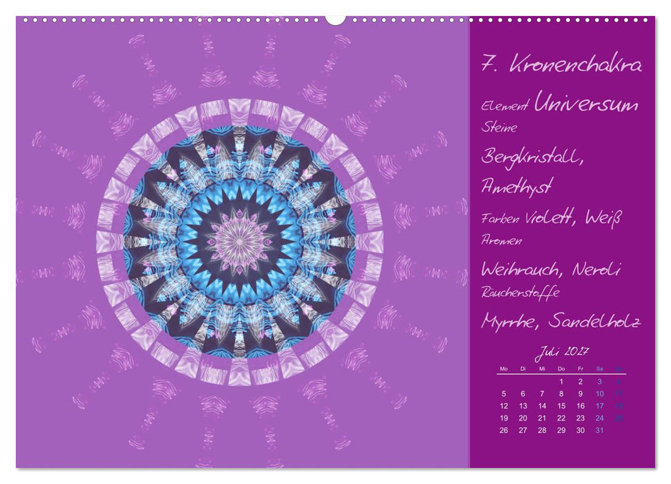 Kleine Chakrenlehre (CALVENDO Premium Wandkalender 2027)