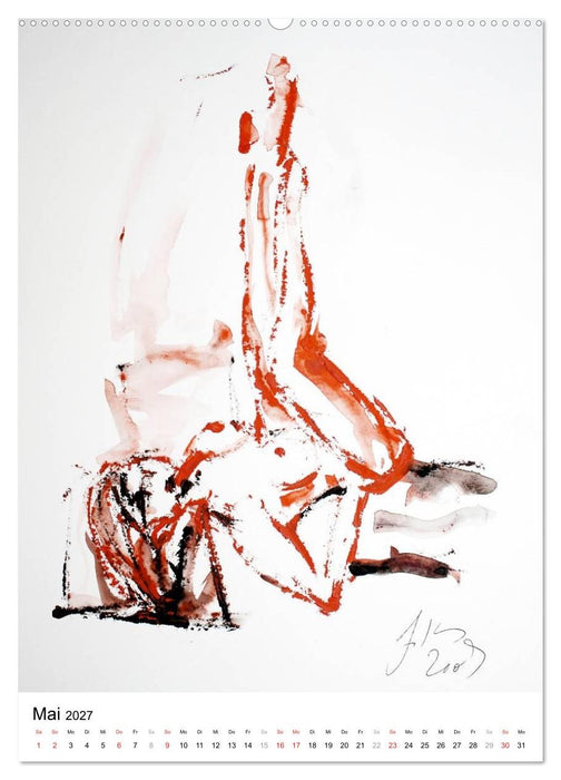 Erotische Aquarelle (CALVENDO Wandkalender 2027)