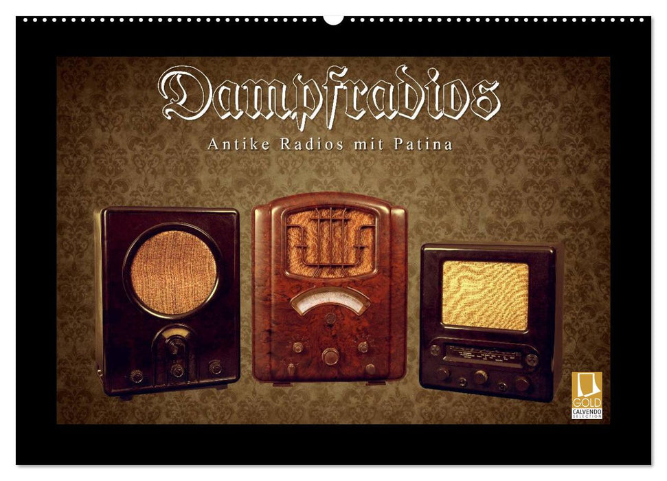 Dampfradios - Antike Radios mit Patina (CALVENDO Wandkalender 2027)