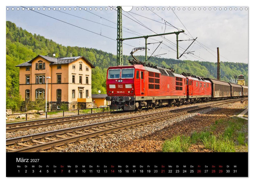 Unterwegs am Bahndamm (CALVENDO Wandkalender 2027)