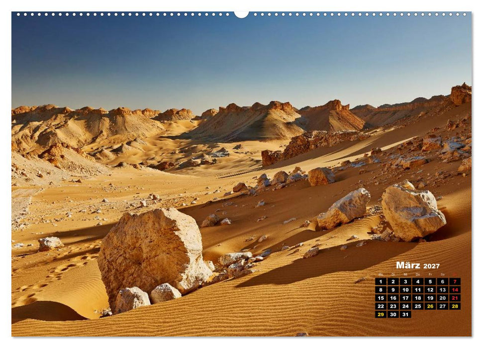 Ägypten – westliche Wüsten (CALVENDO Wandkalender 2027)