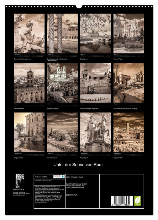Unter der Sonne von Rom (CALVENDO Premium Wandkalender 2027)