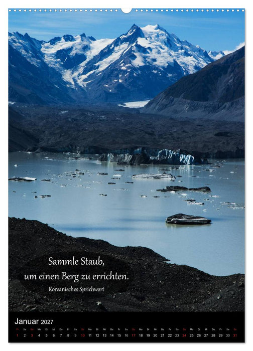 Neuseeland - Ein Land steht Kopf (CALVENDO Wandkalender 2027)
