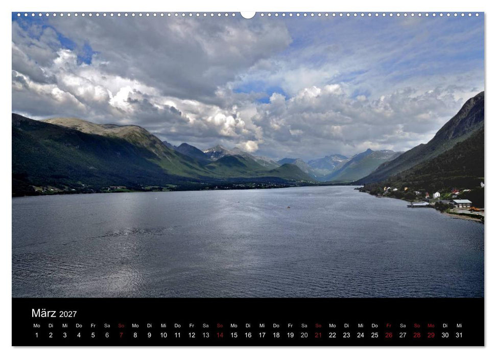 An Norwegens Küsten (CALVENDO Premium Wandkalender 2027)