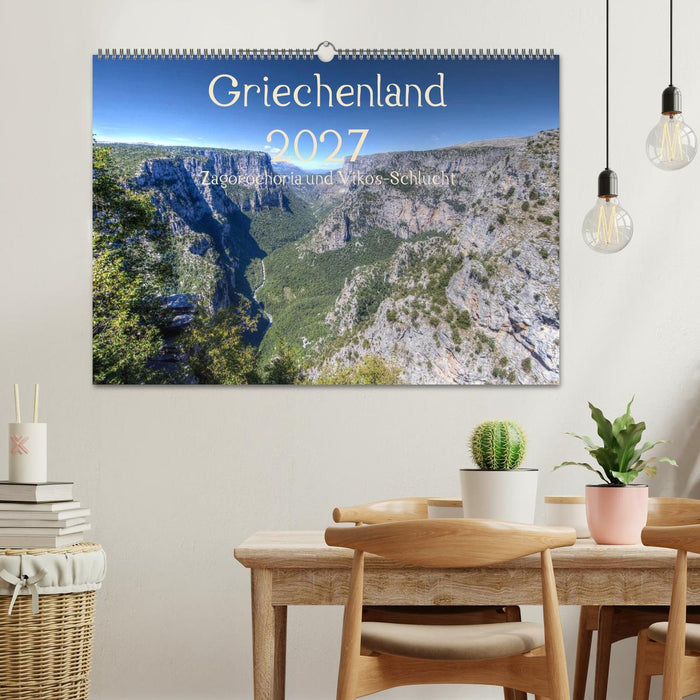 Griechenland 2027 - Zagorochoria und Vikos-Schlucht (CALVENDO Wandkalender 2027)