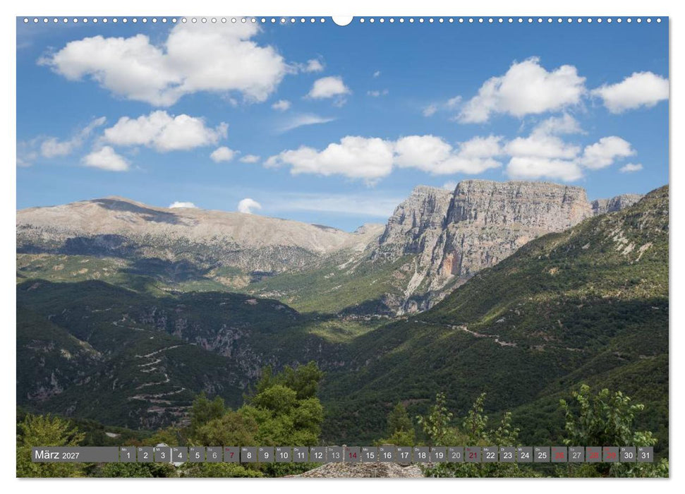 Griechenland 2027 - Zagorochoria und Vikos-Schlucht (CALVENDO Wandkalender 2027)