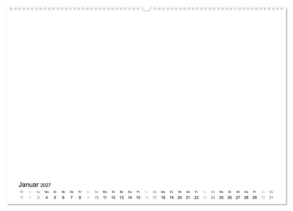 Bastelkalender - Weiss (CALVENDO Wandkalender 2027)