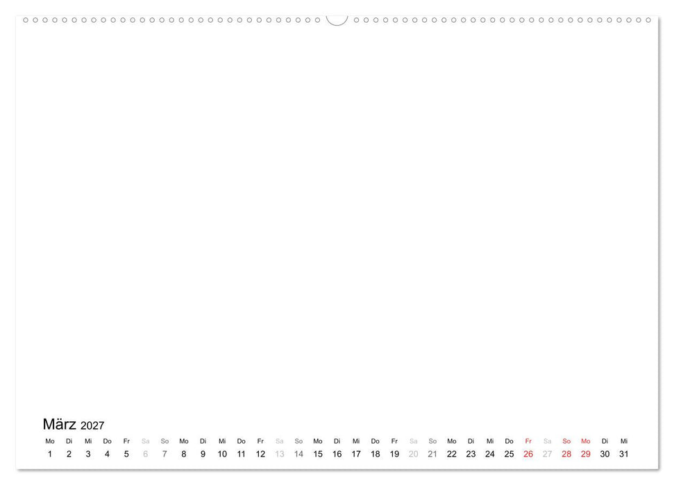 Bastelkalender - Weiss (CALVENDO Wandkalender 2027)