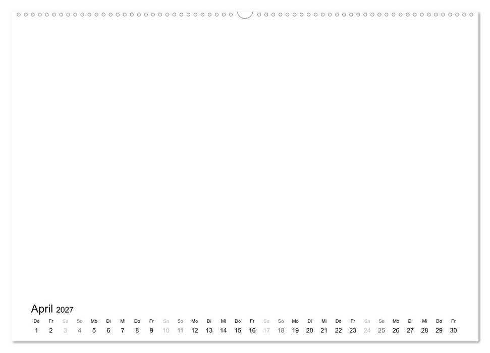 Bastelkalender - Weiss (CALVENDO Wandkalender 2027)