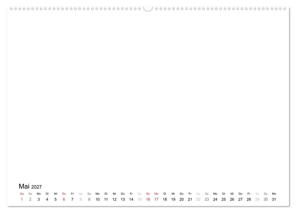 Bastelkalender - Weiss (CALVENDO Wandkalender 2027)