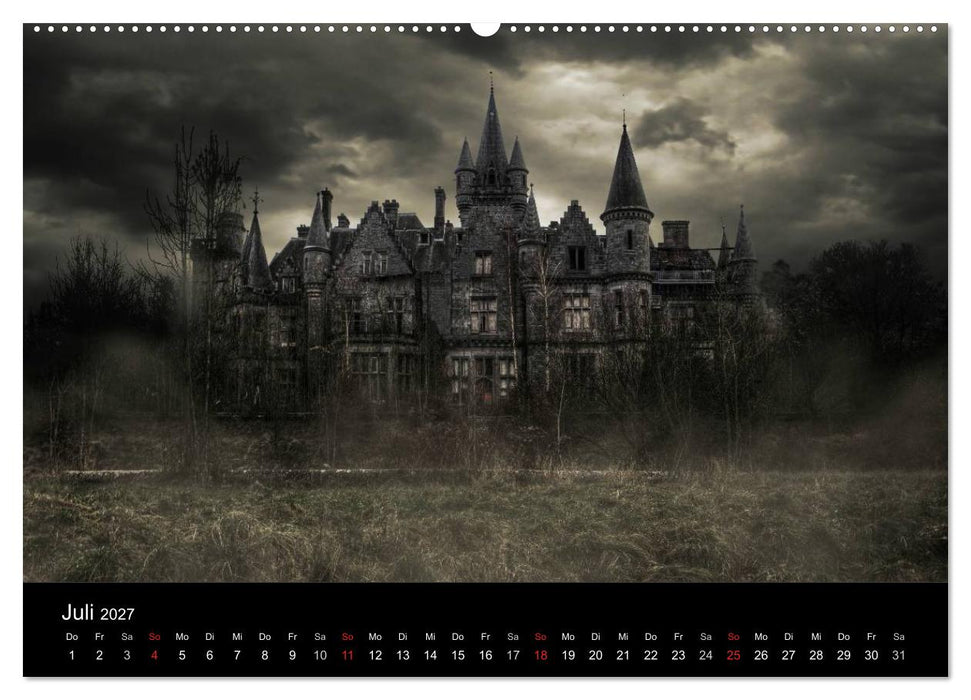 Geheimnisvolle Orte - Lost Places (CALVENDO Premium Wandkalender 2027)