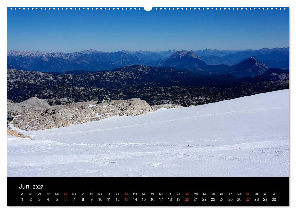 Der Dachstein - Massiv in den Alpen (CALVENDO Wandkalender 2027)