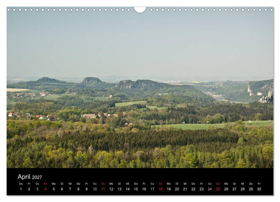Die sächsische Schweiz 2027 (CALVENDO Wandkalender 2027)