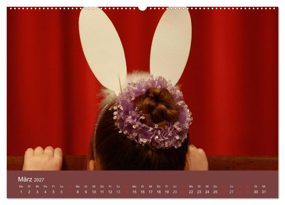 Mädchenträume - Ballett und Tanz (CALVENDO Wandkalender 2027)