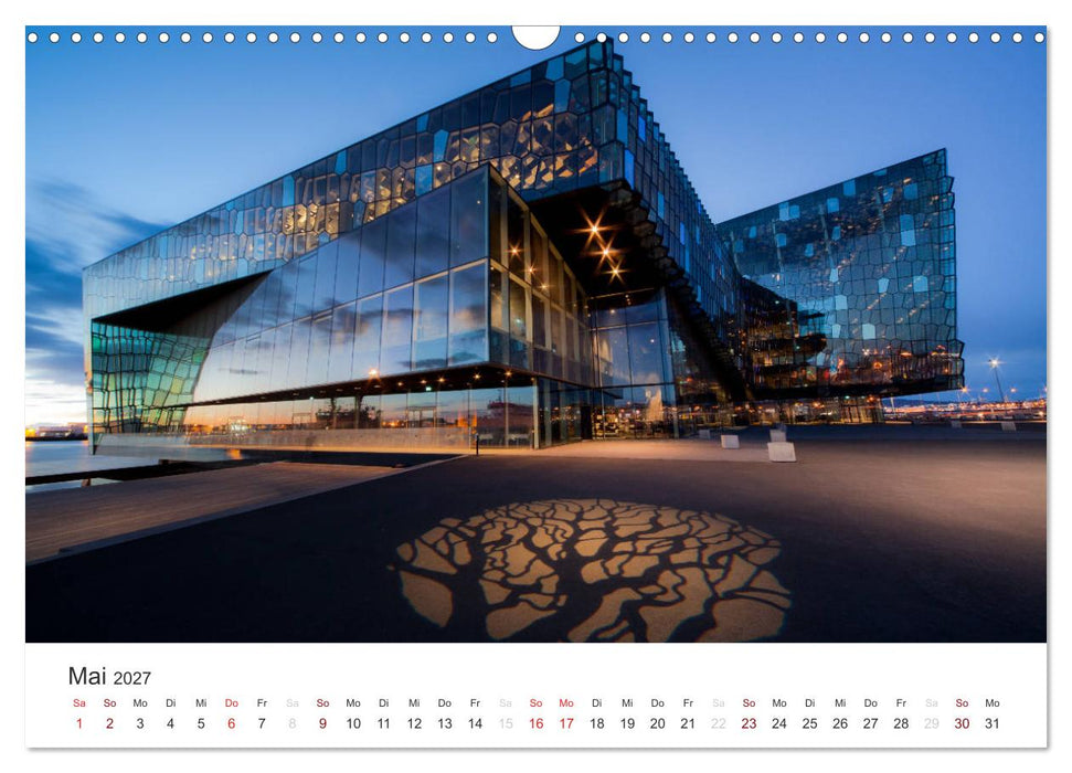 Reykjavìk 64° 08' N (CALVENDO Wandkalender 2027)
