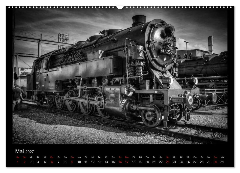 Dampflokomotiven (CALVENDO Premium Wandkalender 2027)