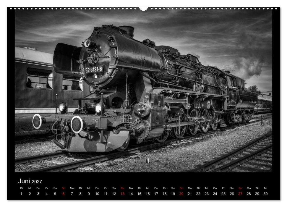 Dampflokomotiven (CALVENDO Premium Wandkalender 2027)