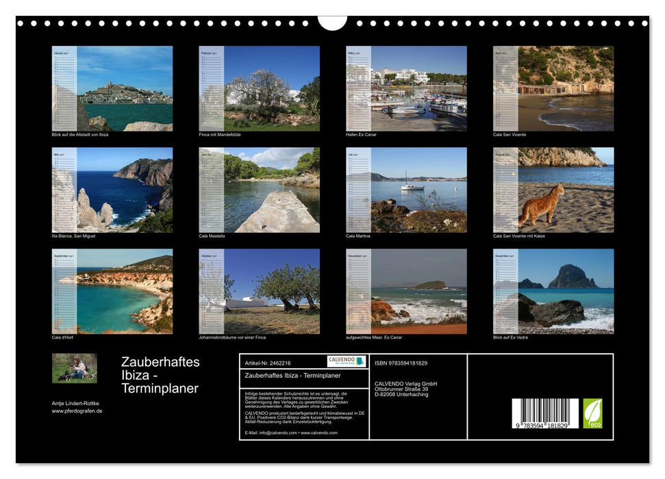Zauberhaftes Ibiza - Terminplaner (CALVENDO Wandkalender 2027)
