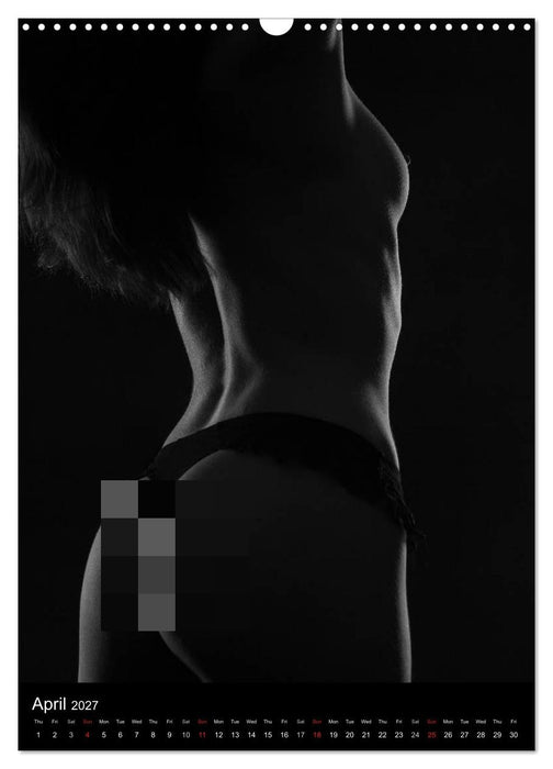 Erotic Silhouettes / UK-Version (CALVENDO Monthly Calendar 2027)
