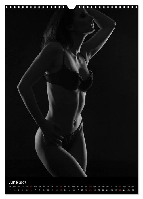 Erotic Silhouettes / UK-Version (CALVENDO Monthly Calendar 2027)