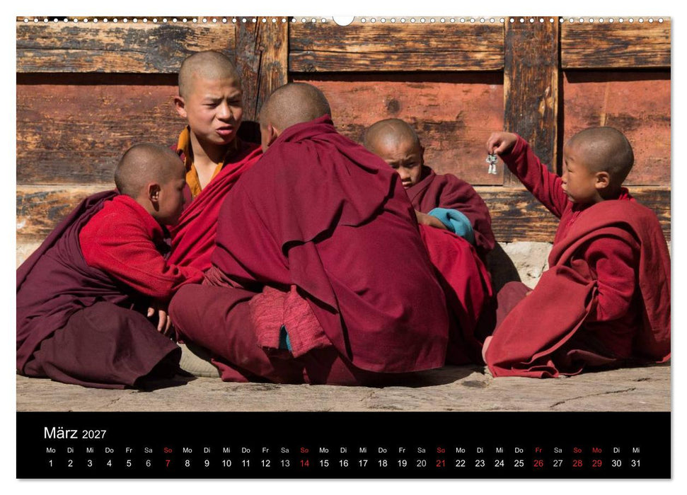 Bhutan 2027 - Land des Donnerdrachens (CALVENDO Premium Wandkalender 2027)