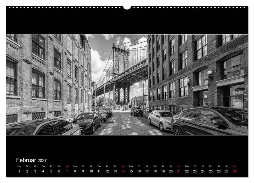 NEW YORK CITY Höhepunkte im Panoramaformat (CALVENDO Wandkalender 2027)