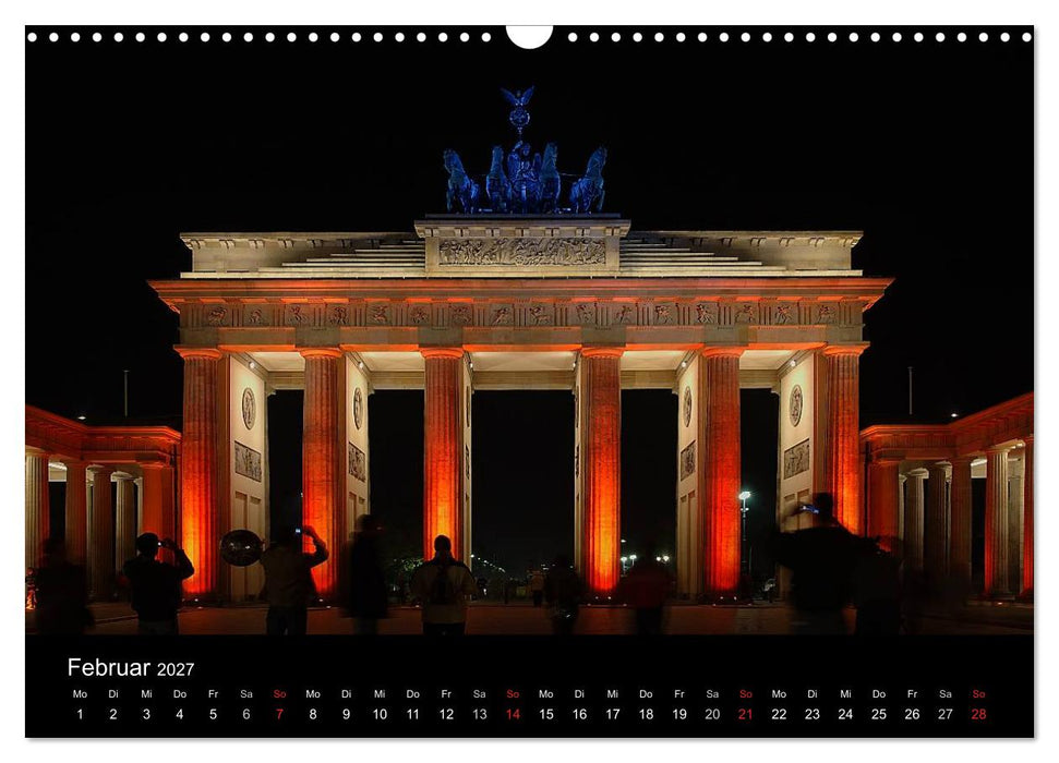 Berlin bei Nacht (CALVENDO Wandkalender 2027)