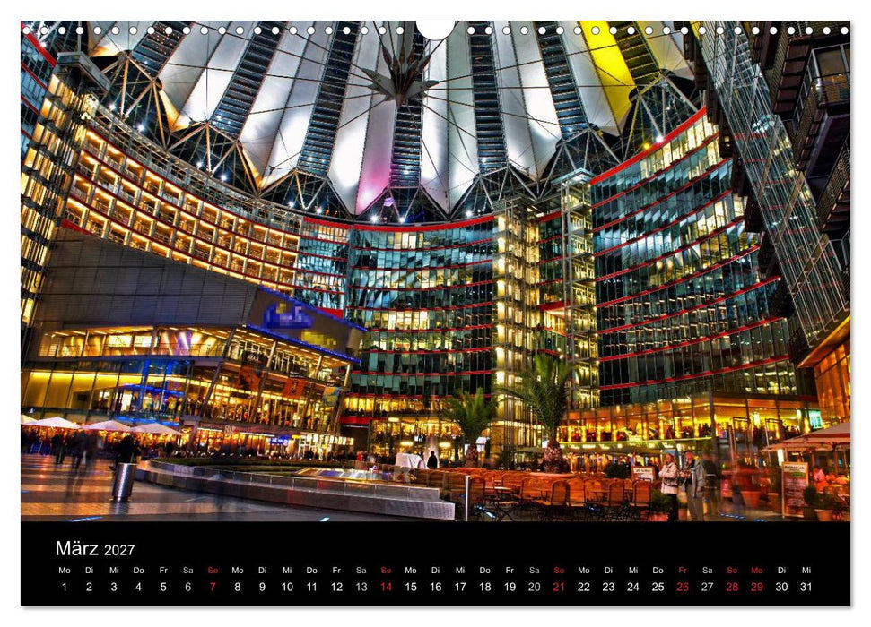 Berlin bei Nacht (CALVENDO Wandkalender 2027)