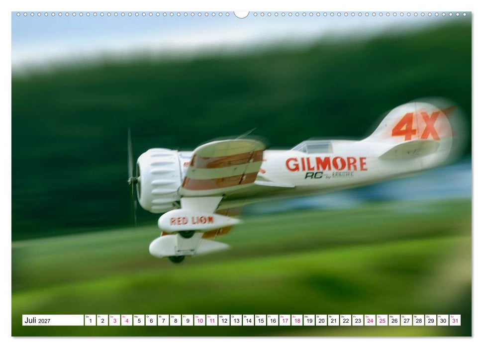 Modellflug in Szene gesetzt (CALVENDO Premium Wandkalender 2027)