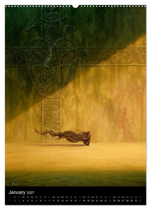 INNERSCAPES Fantasy Paintings by Christophe Vacher (CALVENDO Premium-Calendar 2027)