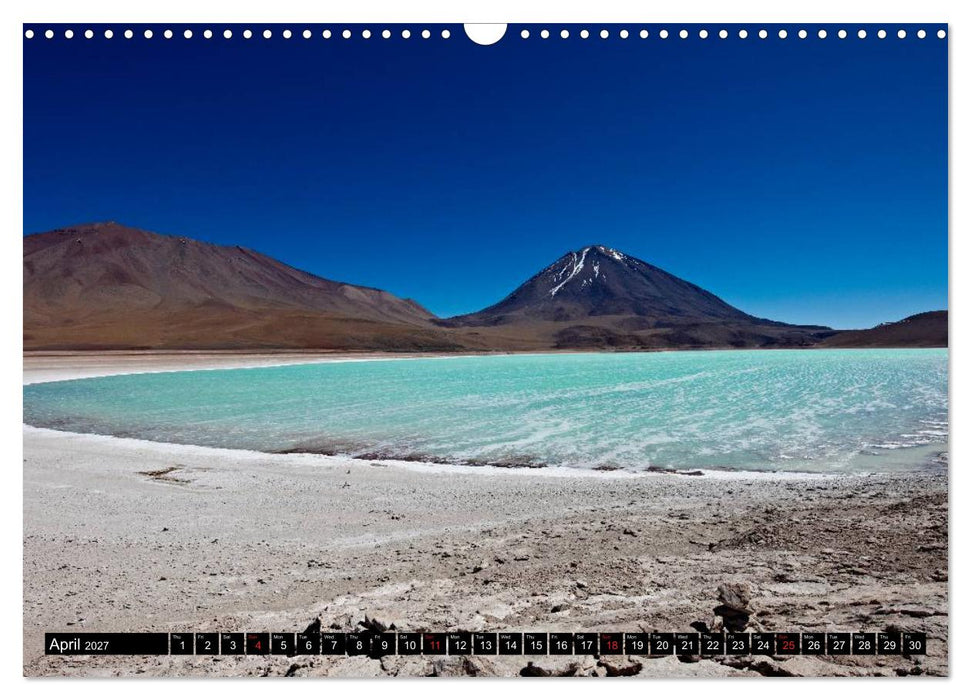 Bolivia Andean landscapes / UK-Version (CALVENDO Monthly Calendar 2027)