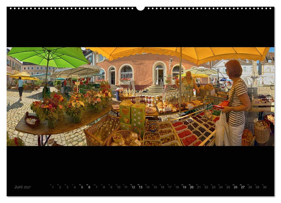 Markgräflerland-Panoramen - Vier Jahreszeiten in der Toskana Deutschlands (CALVENDO Wandkalender 2027)