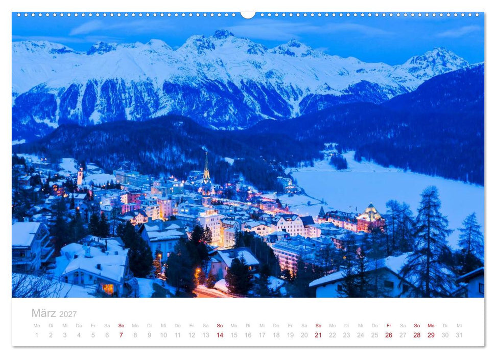 Graubünden Engadin 2027 (CALVENDO Premium Wandkalender 2027)